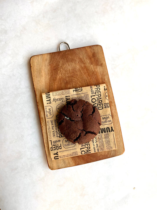 Cream Cheese filled Chocolate Cookie (Eggless)