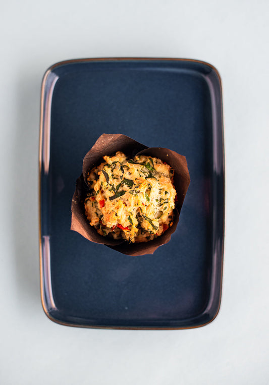 Spinach & Cheese Muffins (Set of 2)
